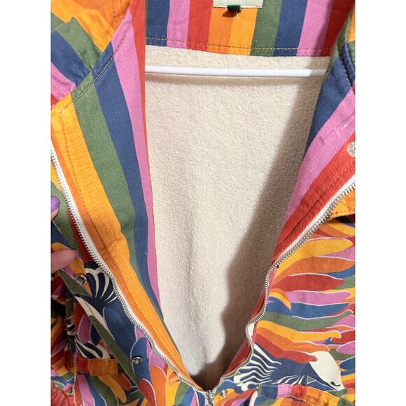 Farm Rio Quilted Coat with Fleece Lining - Picture 4 of 4